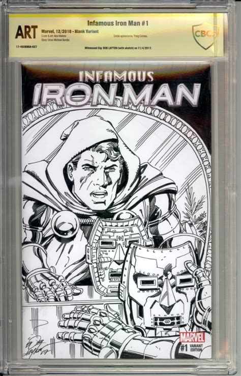 Dr Doom Iron Man 128 Cover Recreation By Bob Layton In Ryan Cccs