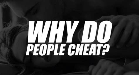 30 Reasons Why I Cheated On My Wife