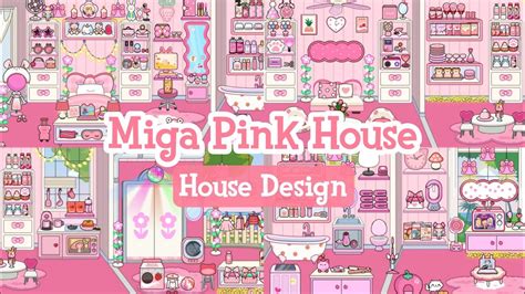 Miga World New Update Pink House Design Miga Town TocaBoca YouTube
