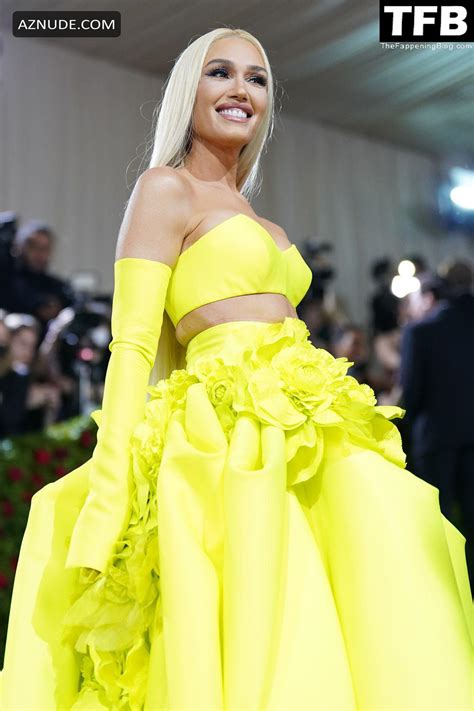 Gwen Stefani Sexy Seen Showcasing Her Stunning Figure At The Met Gala In New York City Aznude