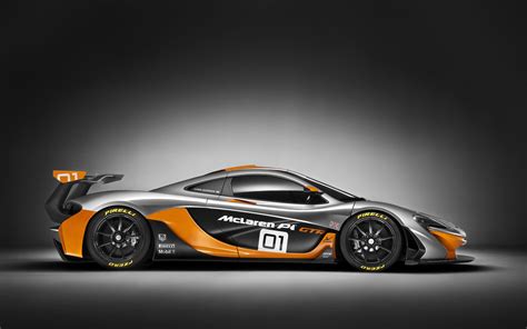 Mclaren P1 Race Car Side View Hd Desktop Wallpaper Widescreen High