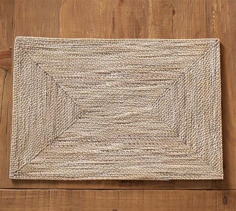 5 out of 5 stars. Tava Handwoven Rattan Rectangular Placemat in 2020 ...