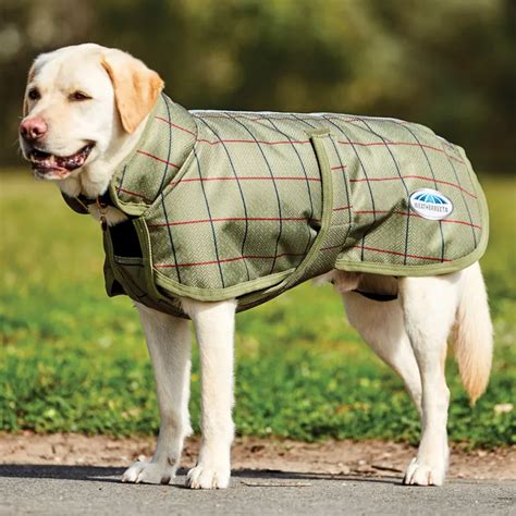 Weatherbeeta Parka Deluxe 1200d Waterproof Dog Coat Olive Tweed