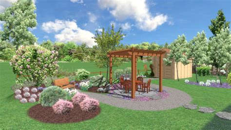 Our aim is to provide simple solutions to help you create an easy way to add a designer touch to your garden. Online Landscape Designs-2d and 3d garden design images