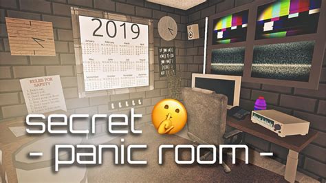 Bloxburg Secret Panic Room 41k Youtube