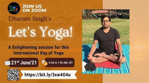 Let S Yoga With Dharam Singh International Yoga Day June