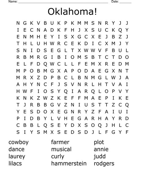 Oklahoma Puzzles Wordmint