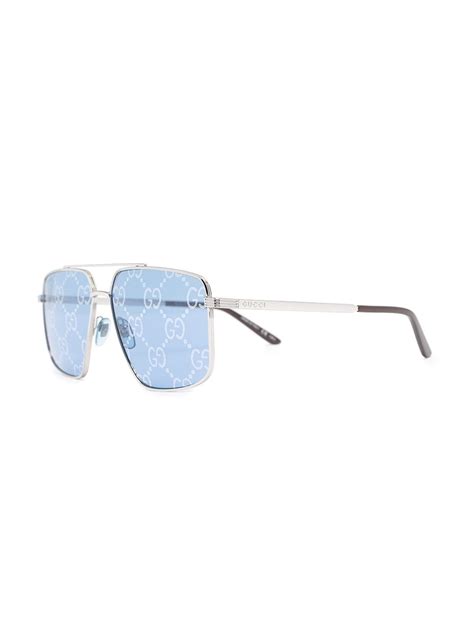 gucci eyewear gg lens square frame sunglasses farfetch