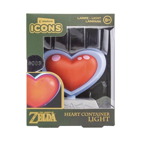 Legend Of Zelda Heart Container 3d Light Atomic Empire