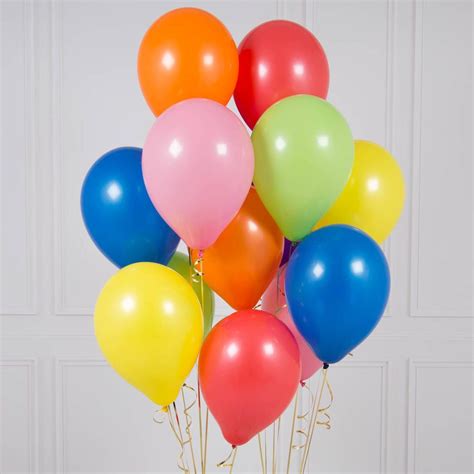 Pack Of 14 Rainbow Bright Party Balloons Rainbow Bright Party Kids