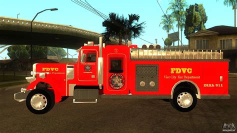 Peterbilt 379 Fire Truck Pour Gta San Andreas