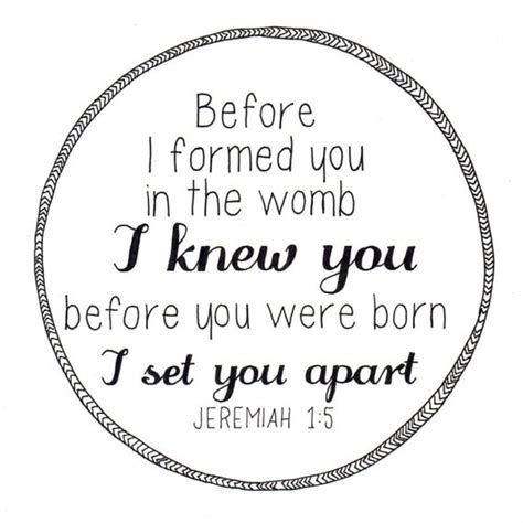Before I Formed You In The Womb Hand Lettered Art By Lemarigny
