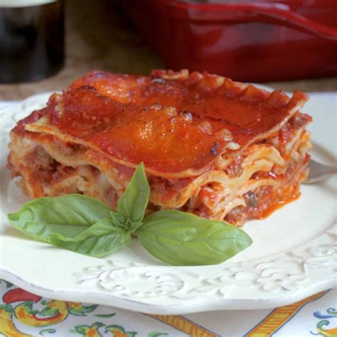 Easy Homemade Authentic Lasagna Recipe From Italy