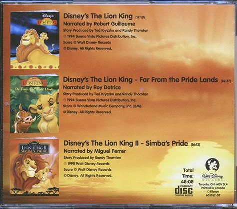 Disneys The Lion King Read Along Collection