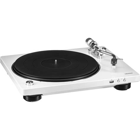 Denon DP-450 Stereo Turntable with USB (White) DP450USBWT B&H