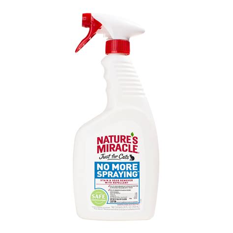 Cat stain & odor removers. Nature's Miracle No More Spraying Just For Cats Stain ...