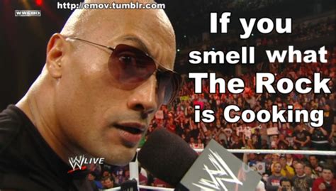 If You Smell What The Rock Is Cooking The Rock Funny Pictures Round