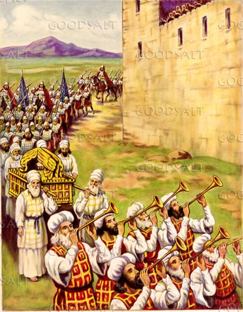 Israelites Marching Round Jericho Goodsalt