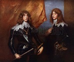 Charles Louis of Bavaria and his brother Robert, afterwards … stock ...