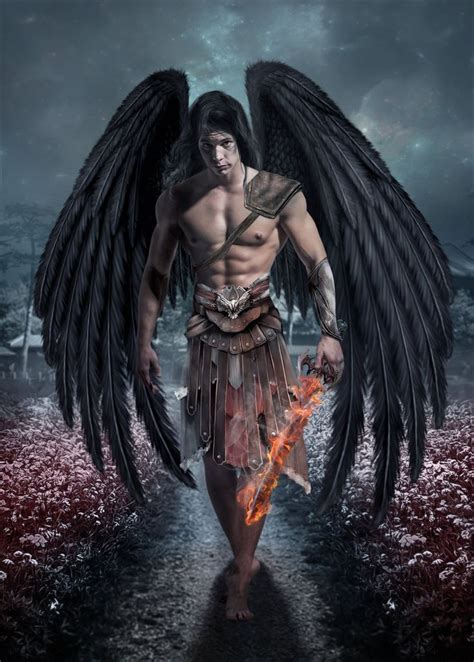 Dark Angel By Bartinerro On Deviantart Dark Angel Angel Warrior Male Angels