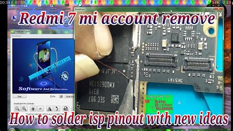 Redmi 7 Mi Account Frp Remove How To Solder Isp Pinout For New