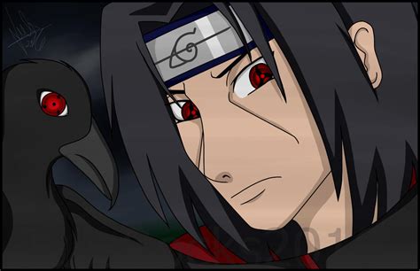 Itachi And His Crow By Julis Rocks On Deviantart