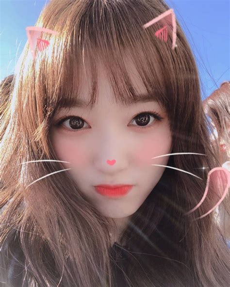 Sakura Said 째욘 무서워🥺 Sakuranekkoya Twitter Izone Group Photo Kpop