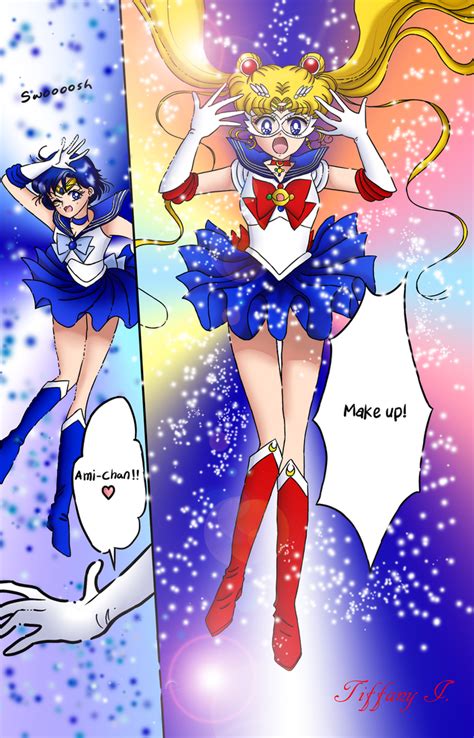 Sailor Moon And Mercury Manga Transformation By Itiffanyblue On Deviantart