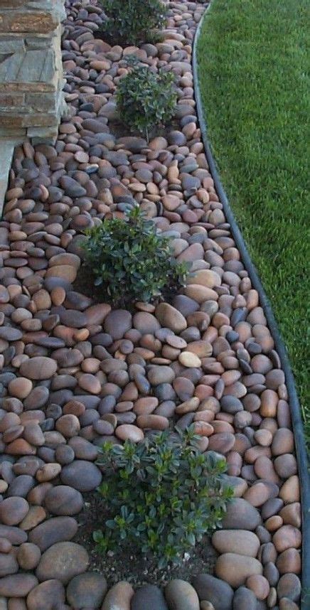 Trendy Gravel Driveway Landscape River Rocks 60 Ideas Rock Garden