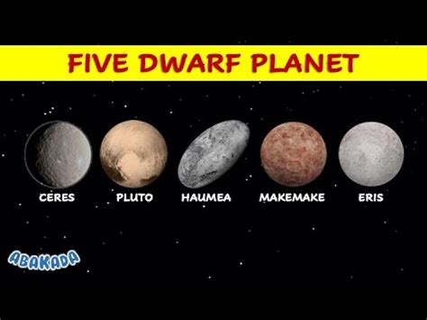 5 Dwarf Planet In Our Solar System Five Dwarf Planet YouTube