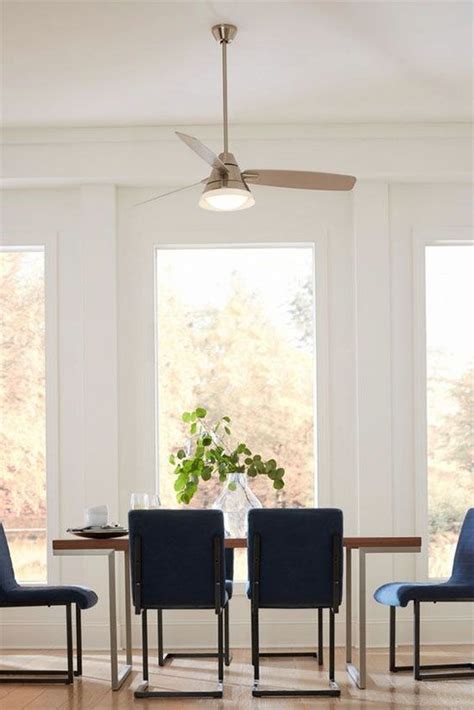 The nord collection influenced by scandinavian minimalism in design the 54 nord ceiling dining room ceiling fan lights over dining table dining room ceiling. Yay or Nay: Ceiling Fan Over the Dining Table | At Home In ...