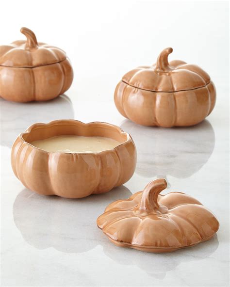 Ceramirupe Four Pumpkin Soup Bowls