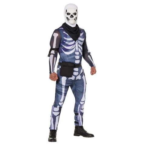 Adult Fortnite Skull Trooper Halloween Costume Best Target Halloween