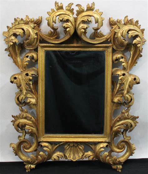 Wyhgry bathroom mirror, wall mounted dressing mirror,vintage oval carved frame,elegant ornate home hotel bedroom vanity antique decorative mirror (color : Vintage Hand Carved & Gold Gilt Italian Wood Mirror or ...