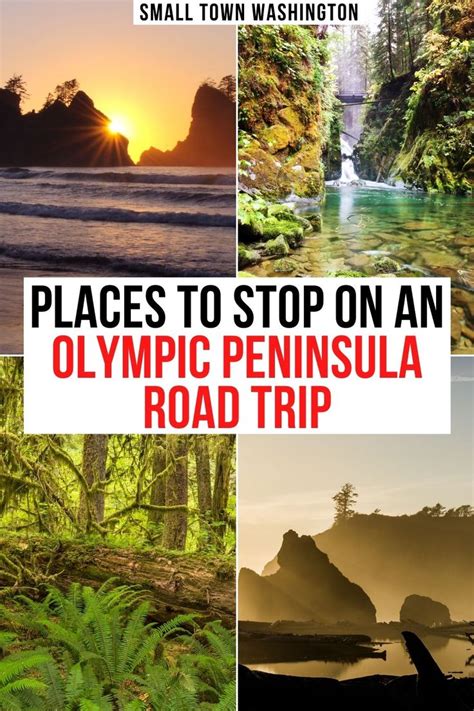 Your Perfect 3 Day Olympic Peninsula Road Trip Itinerary • Small Town