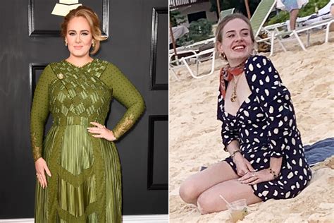 Adele Shows Off Body Transformation As She Hangs On The Beach