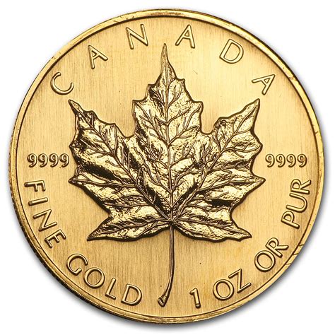 Royal Canadian Mint 1996 Canada 1 Oz Gold Maple Leaf Bu