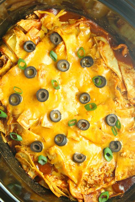 15 Best Ideas Slow Cooker Chicken Enchilada Casserole How To Make