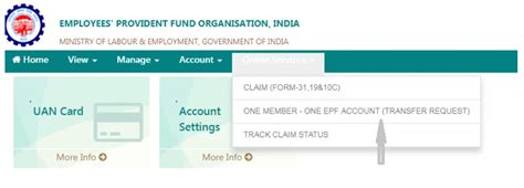 How To Transfer Your Epf Account Online Gst Guntur