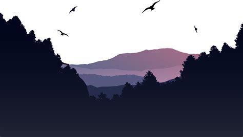 Mountain Euclidean Vector Landscape Asaka Mountain Forest Background