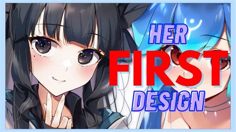 How Artemis Of The Blues Original Vtuber Design Looked Youtube