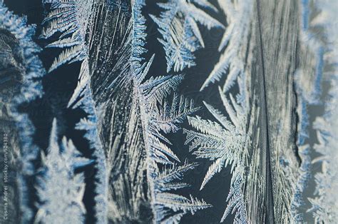 Abstract Ice Frozen Water Crystals By Cosma Andrei Abstract Frozen