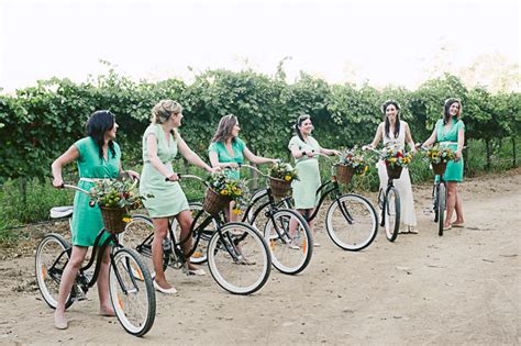 Bicycle Themed Bohemian Wedding