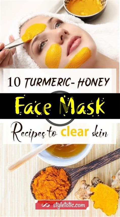 10 diy turmeric honey face mask recipes for glowing and clear skin masque visage visage masque