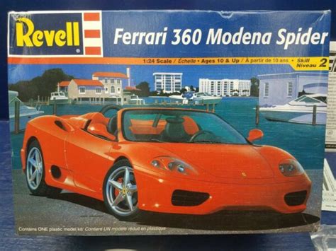 Revell 124 Ferrari 360 Modena Spider Plastic Model Kit 2365 For Sale