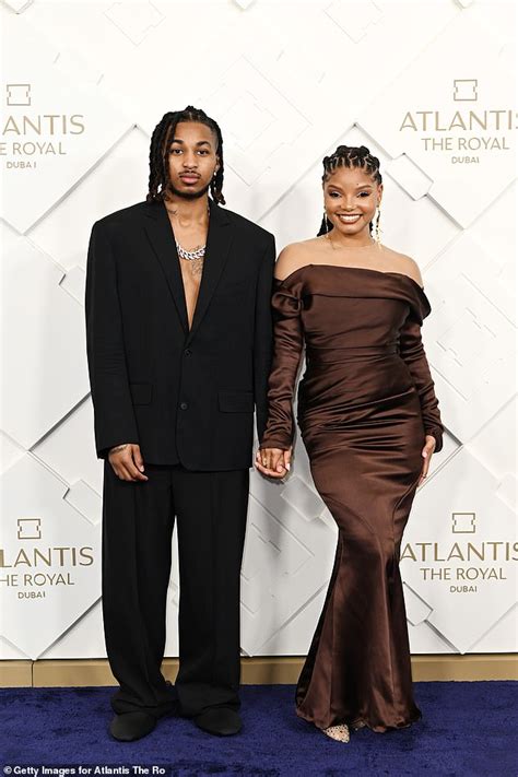 halle bailey and ddg inside the relationship of the little mermaid star and trends now