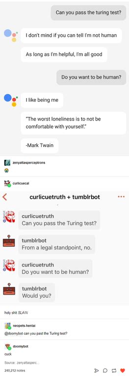 Turing Tested, Tumblr Approved. : tumblr | Funny tumblr ...