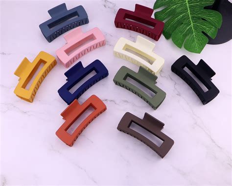 extra large matte hair clawhair claw clips for thick hair etsy