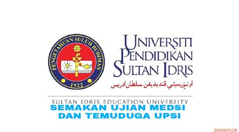 Maybe you would like to learn more about one of these? Semakan Ujian MEdSI dan Temuduga UPSI 2020/2021 - SEMAKAN UPU