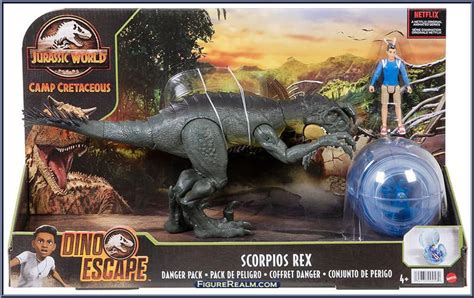 Scorpios Rex Jurassic World Camp Cretaceous Dino Escape Danger Pack Mattel Action Figure